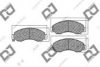 DJ PARTS BP1408 Brake Pad Set, disc brake